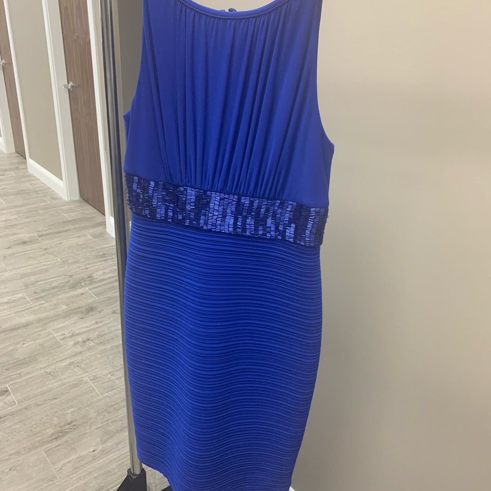 Joseph ribkoff dress blue size 8 never worn